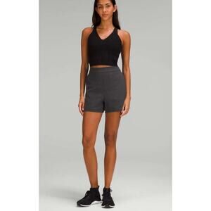 Lululemon Flat-Front Relaxed Short 4"